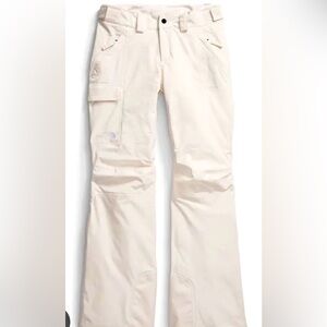 The North Face Cream Snow Pants size M